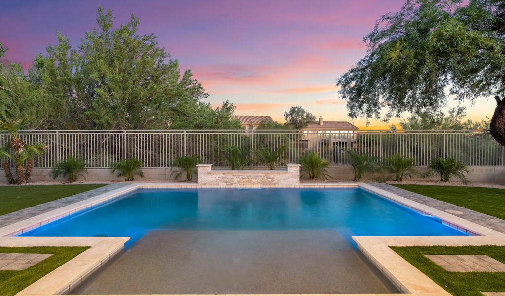 Scottsdale custom luxury pool
