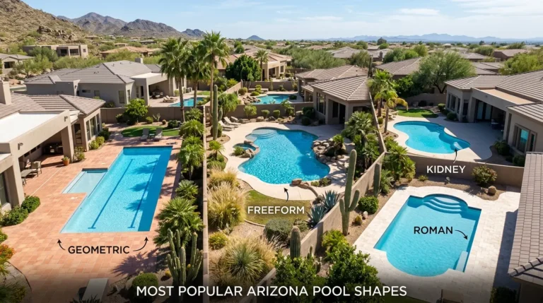 Most popular Arizona pool shapes