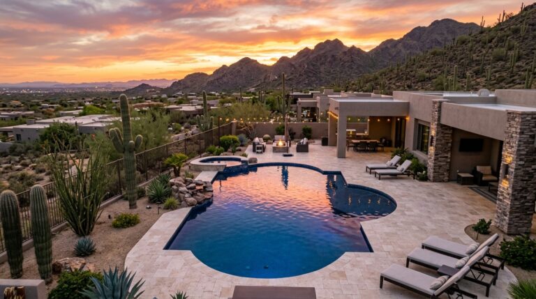 Scottsdale pool pebblesheen