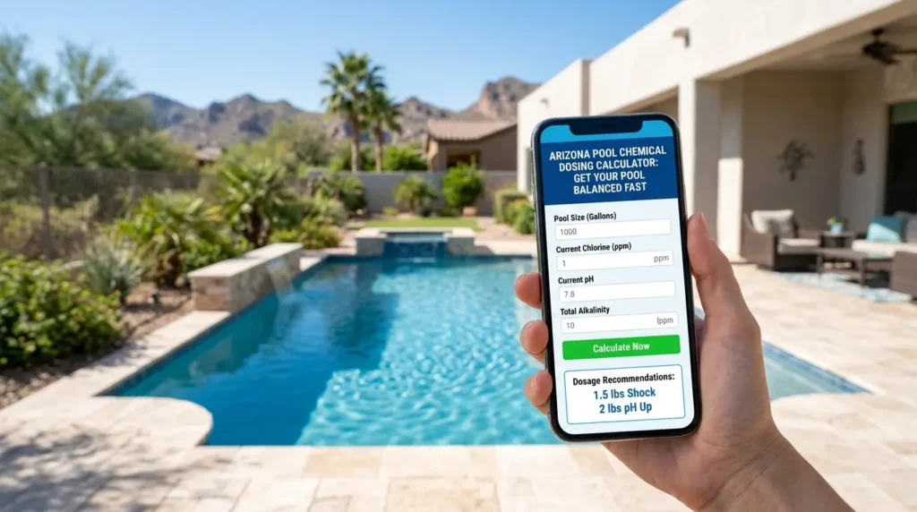 Arizona pool chemical balance and dosing