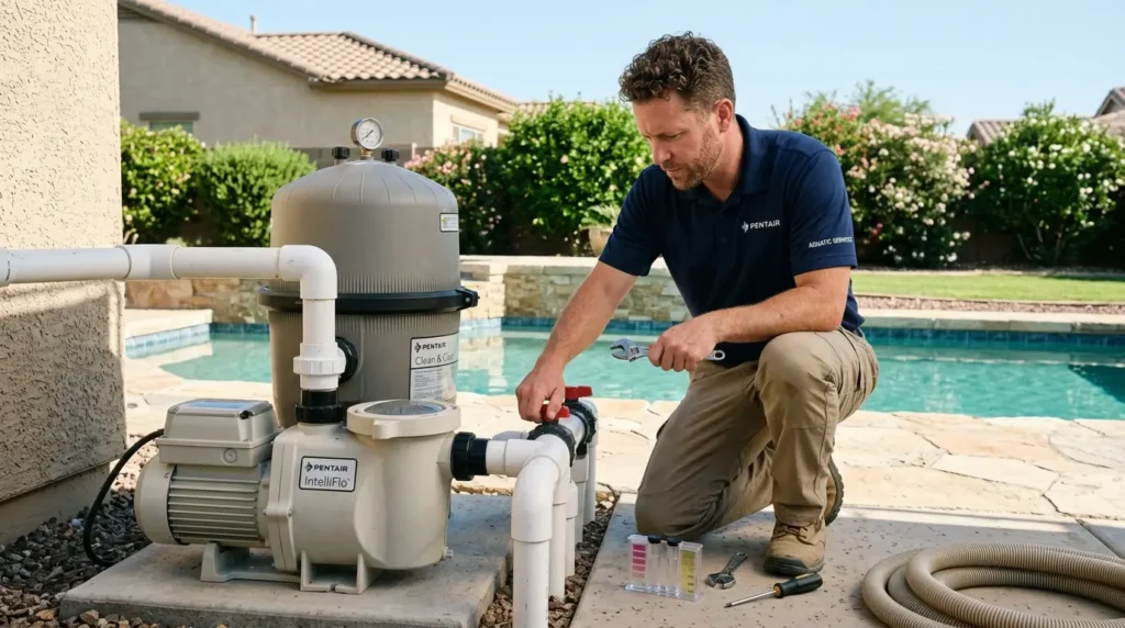 Converting a chlorine pool to salt water