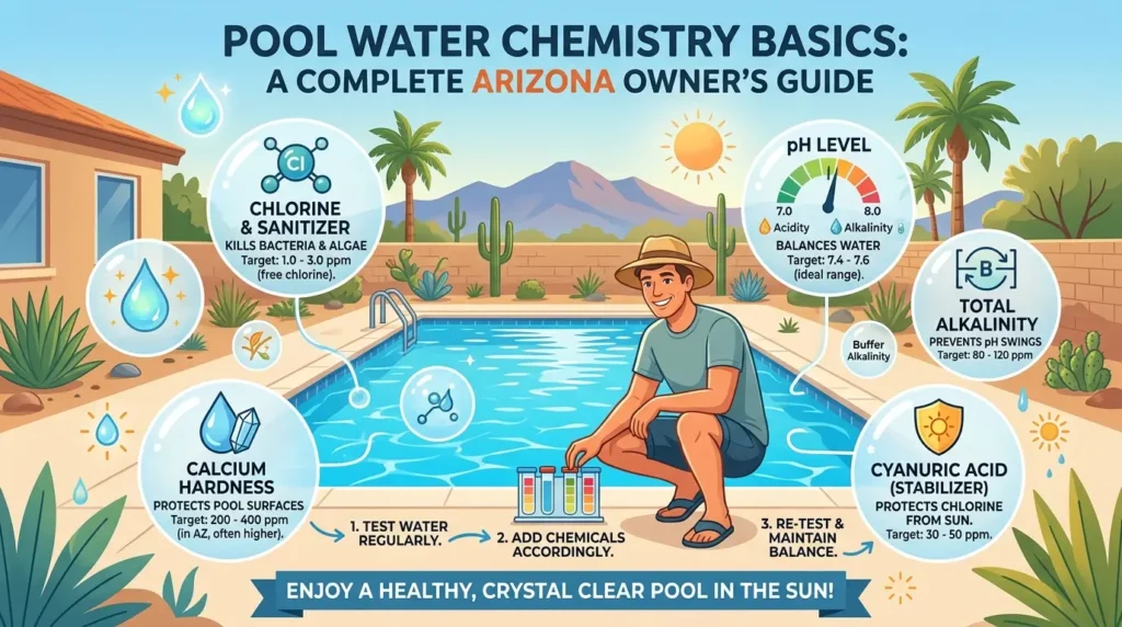 Pool Water Chemistry Basics A Complete Arizona Guide